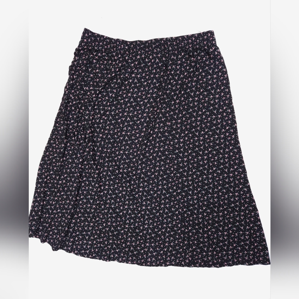 Maggie Lawrence Union Made Vintage Rayon Floral Skirt Women's 26/28 US XL